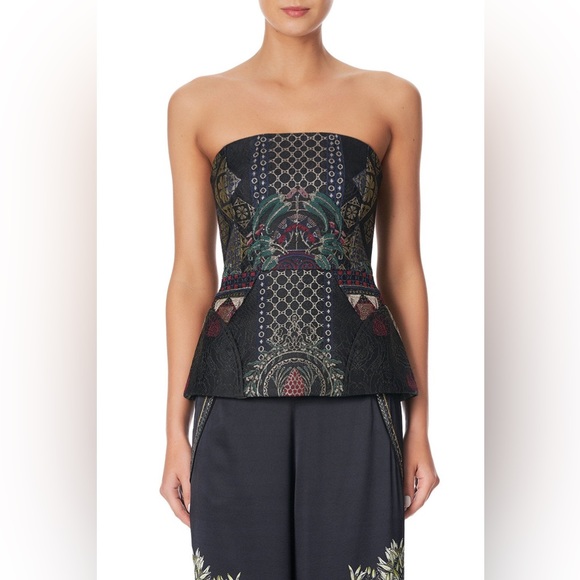 💥HP💥 Camilla Corset With Powermesh Insert Botanical Chronicles NWT - Picture 2 of 14